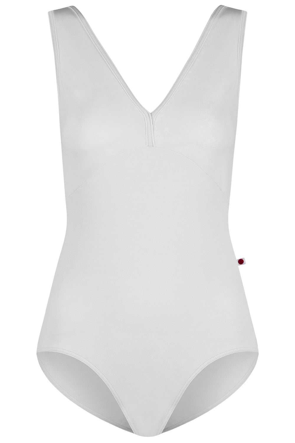 Alicia basics leotard in T-White color