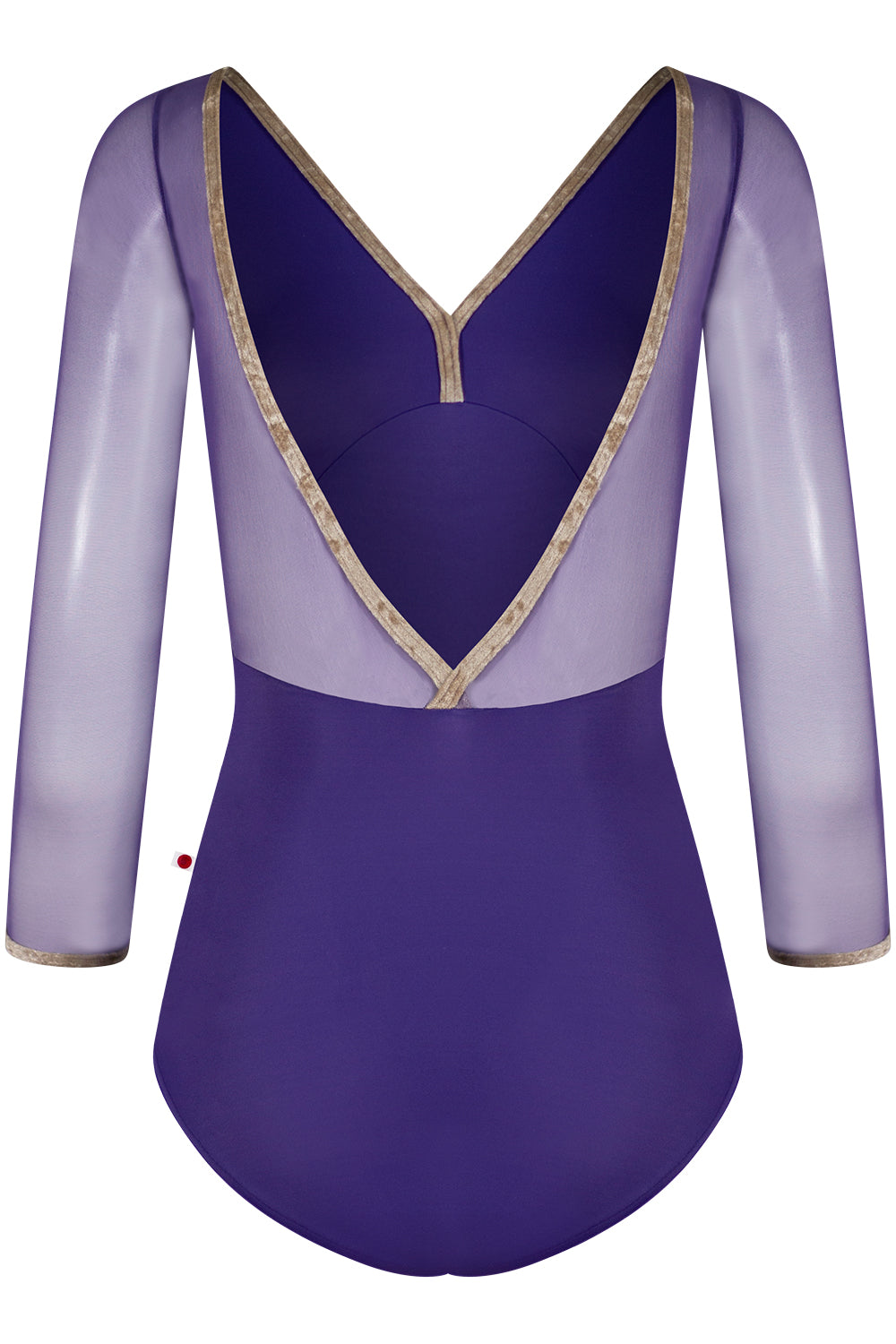 Alicia leotard in T-Myth body and top color with Mesh Fortune 3Q Sleeves and CV-Toffee trim color