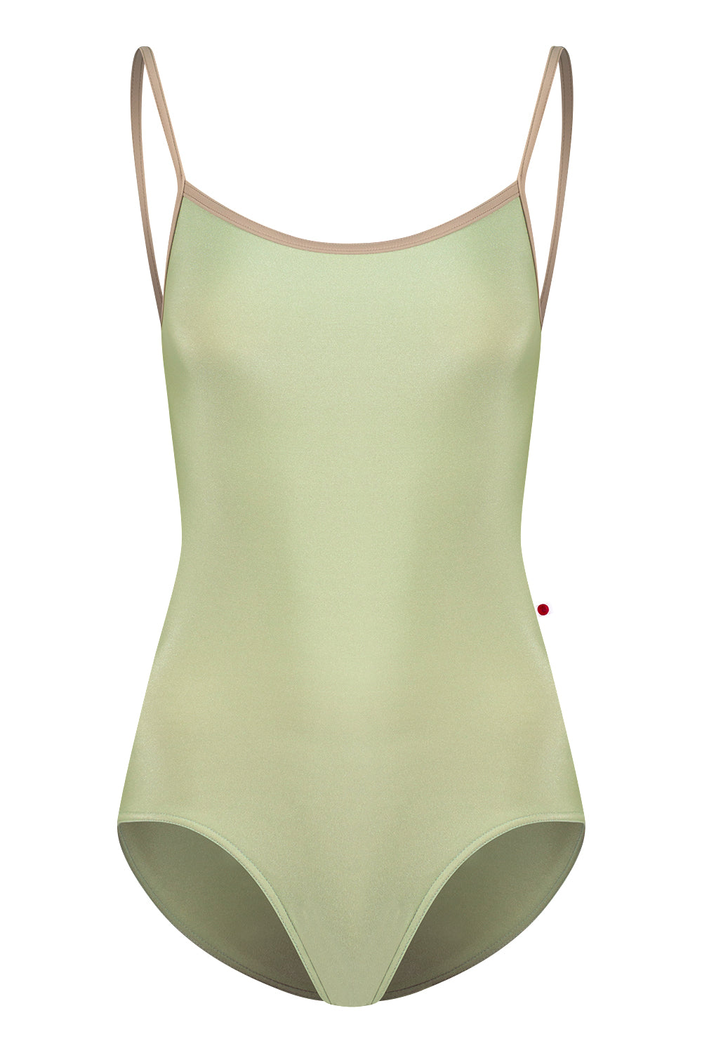 Kiki leotard in N-Ginko body color with T-Mosaic trim color