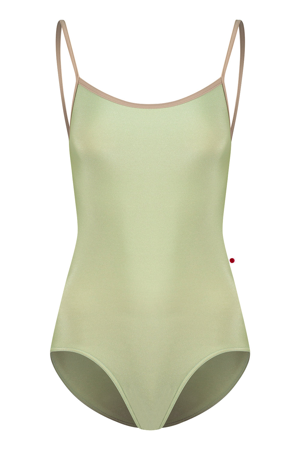Kiki leotard in N-Ginko body color with T-Mosaic trim color
