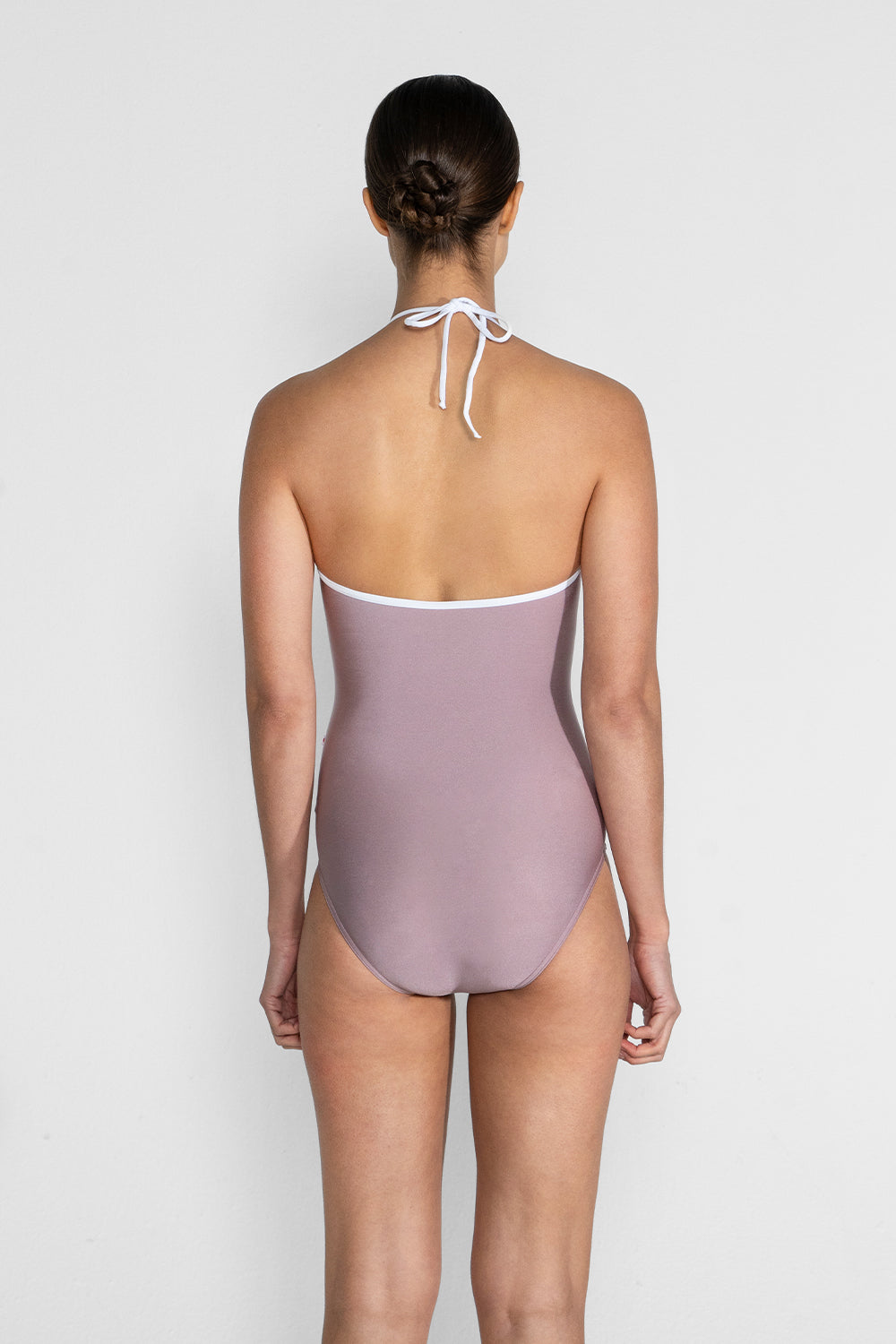 Monique leotard in N-Magic body color with Mesh White top color and T-White trim color