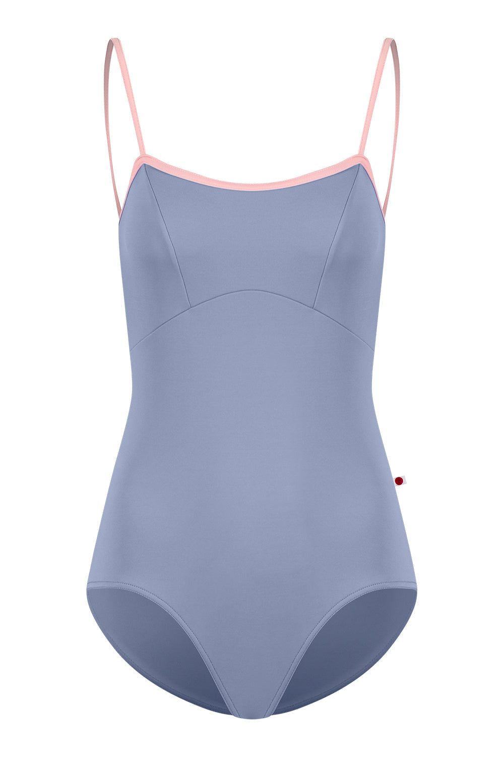 Denise leotard in T-Paradise body & top color with N-Antique Rose trim color