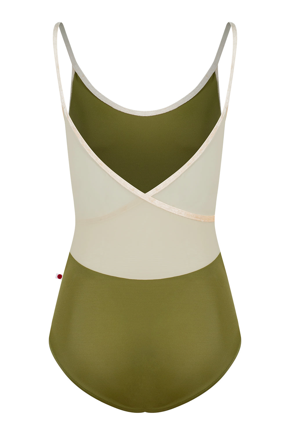 Fiona leotard in T-Eden body color with Mesh Vanilla top color and CV-Vanilla trim color