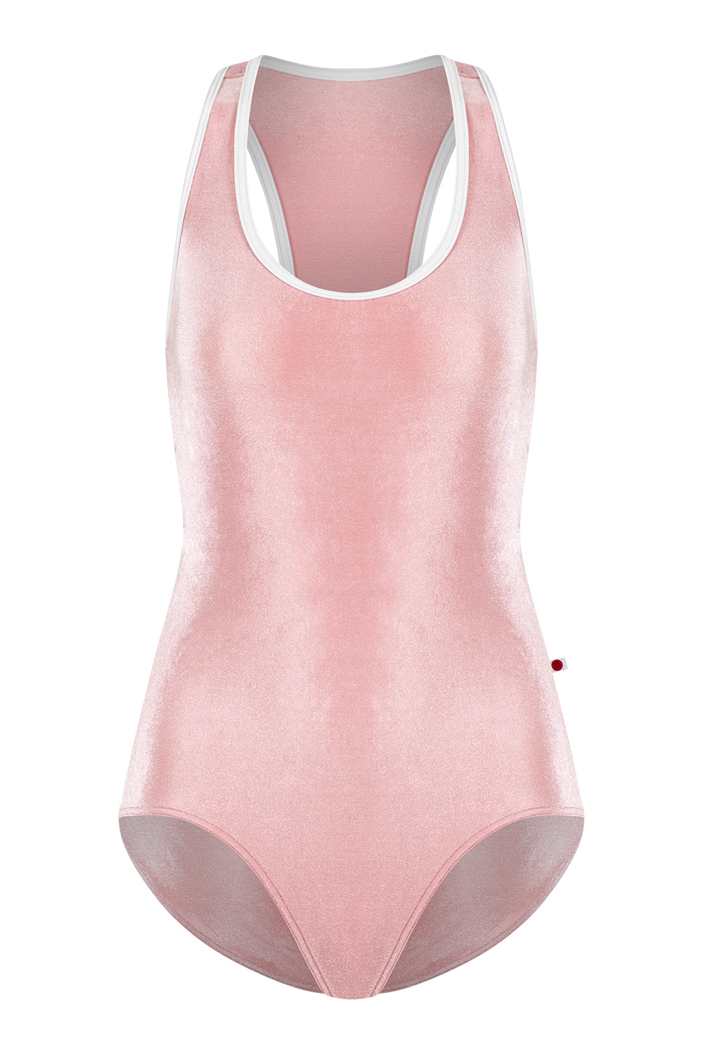 Alex leotard in V-Dreamy body color with T-White trim color