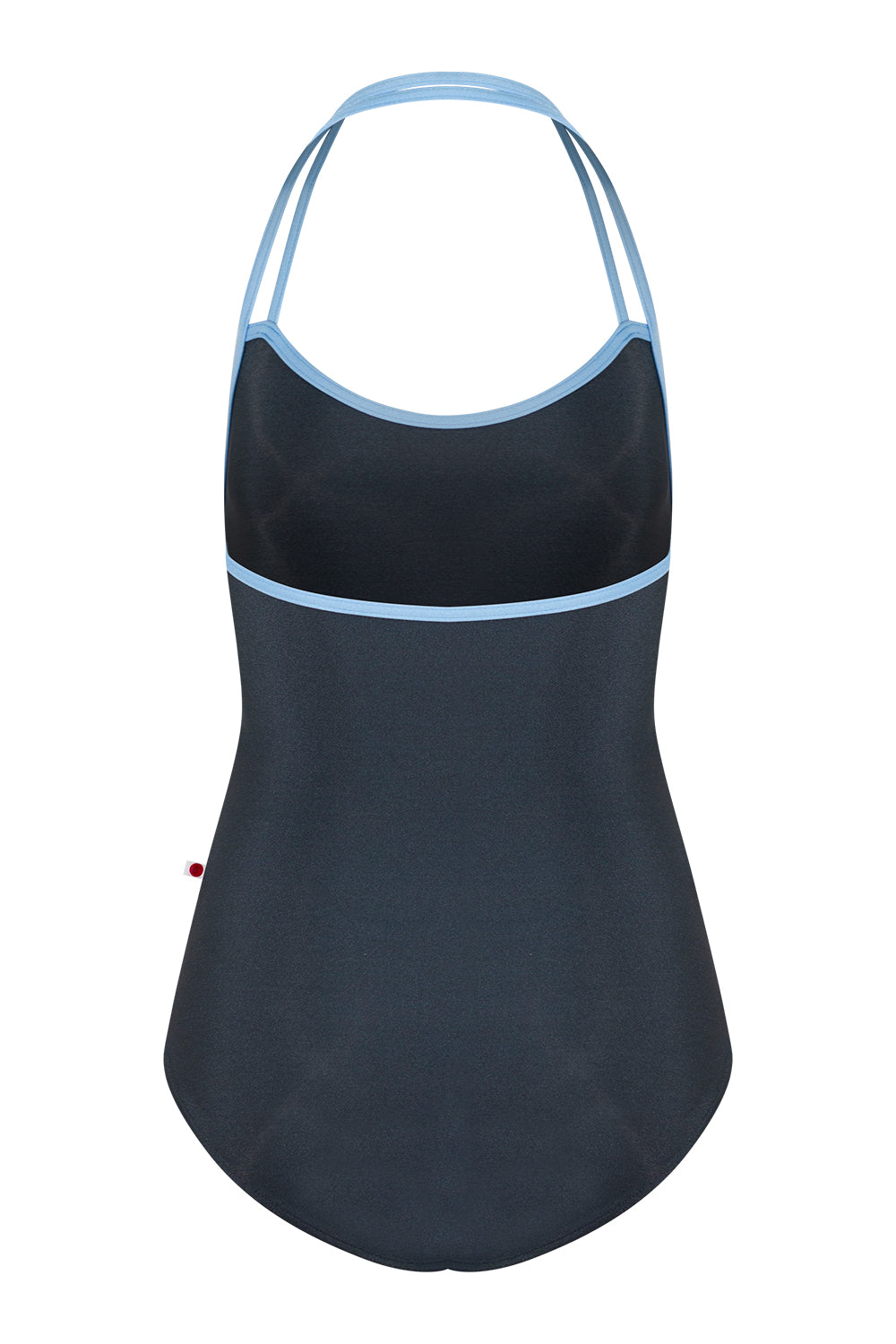 Lena leotard in N-Titanium body color with N-Moontide trim color