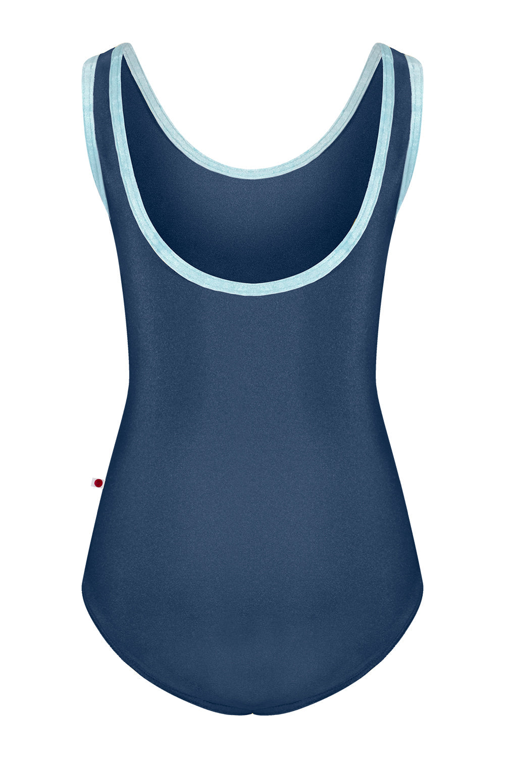 Kids Anna leotard in T-Storm body color with CV-Ice trim color