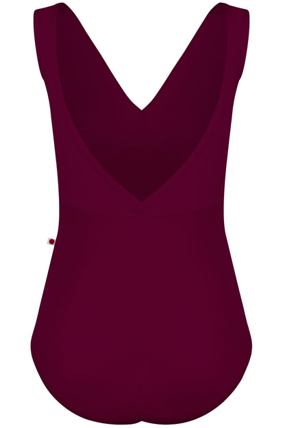 Alicia basics leotard in N-Burgundy color