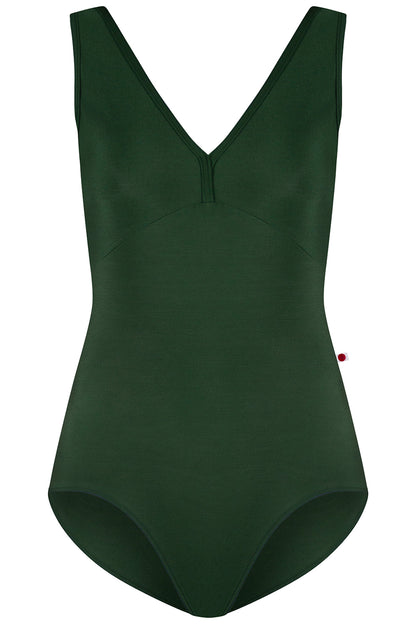 Alicia basics leotard in N-Huntress color
