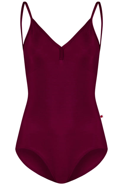 Daria leotard in N-Burgundy color