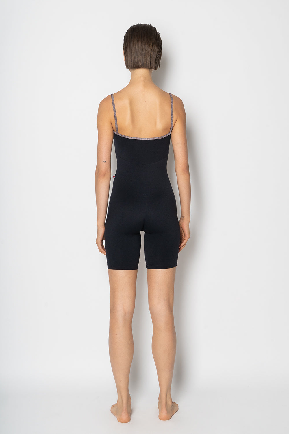 Denise Semi-Unitard in M-Black body color with CV-Phantom trim color