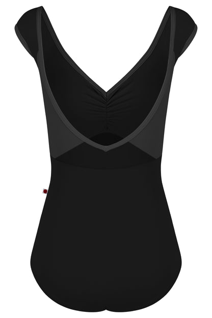 Elli Mesh leotard in N-Black
