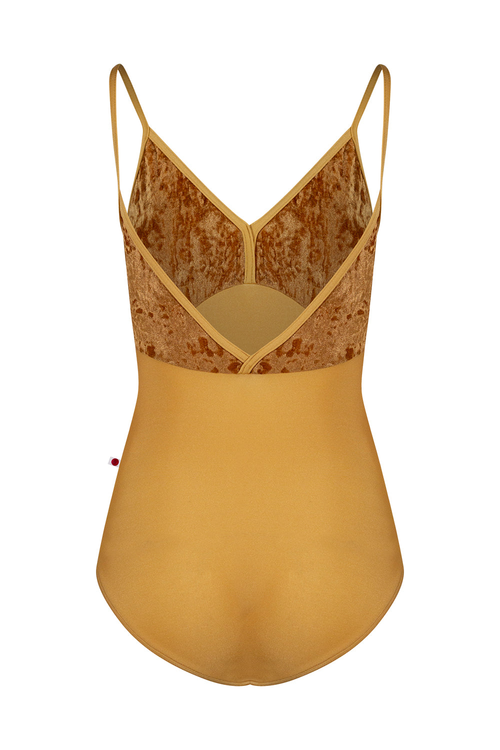 Daria leotard in N-Glow body color with CV-Bling top color and N-Glow trim color