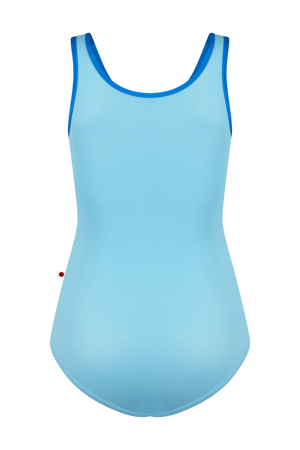 Cora leotard in T-Pool body color with N-Sky trim color and T-Frozen side stripe color