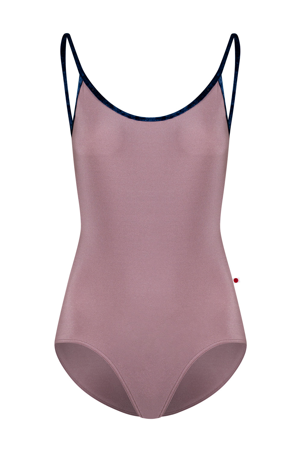 Fiona leotard in N-Magic body color with Mesh Rose top color and CV-Dark Blue trim color
