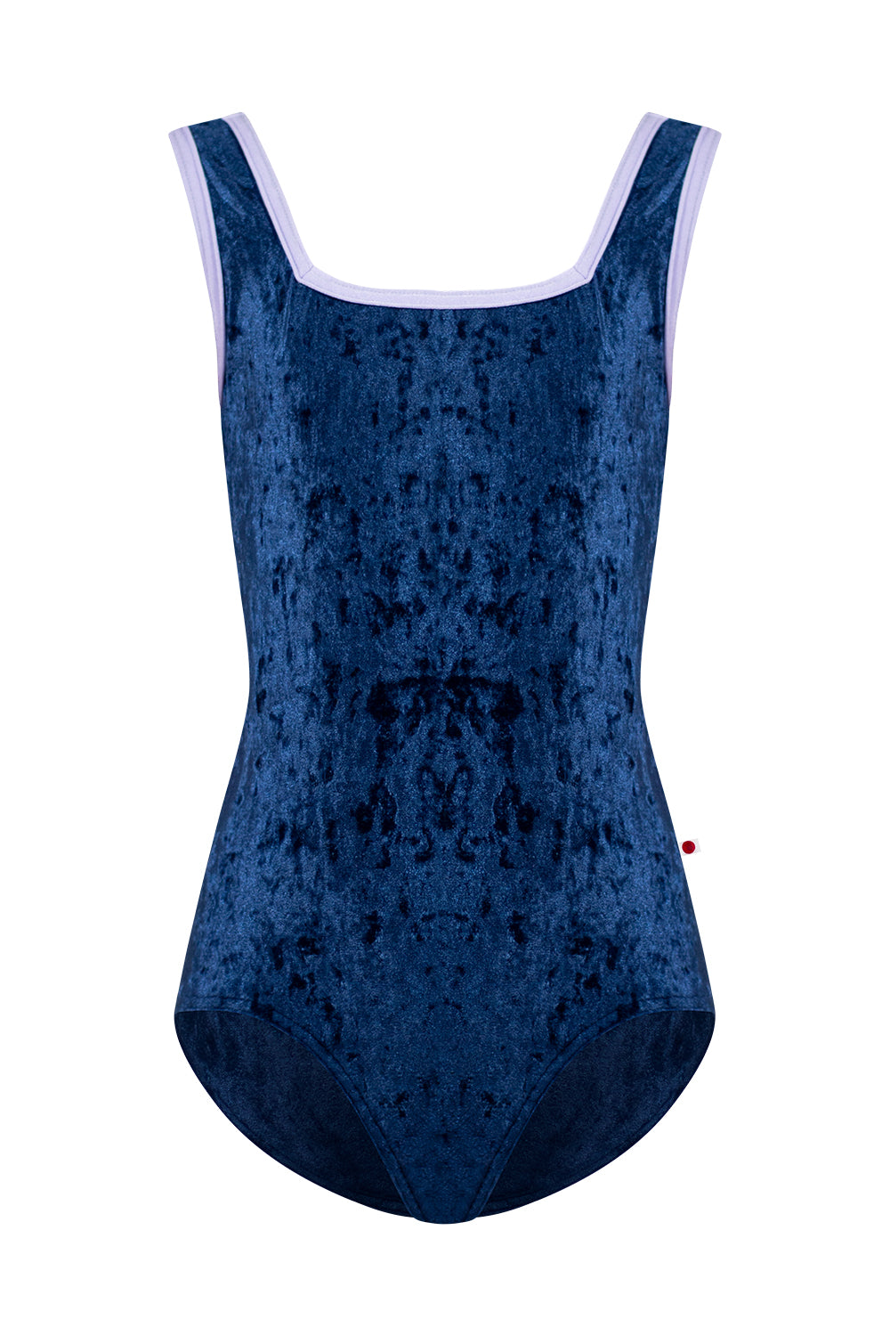 Kids Marieke leotard in CV-Dark Blue body color with N-Poem trim color