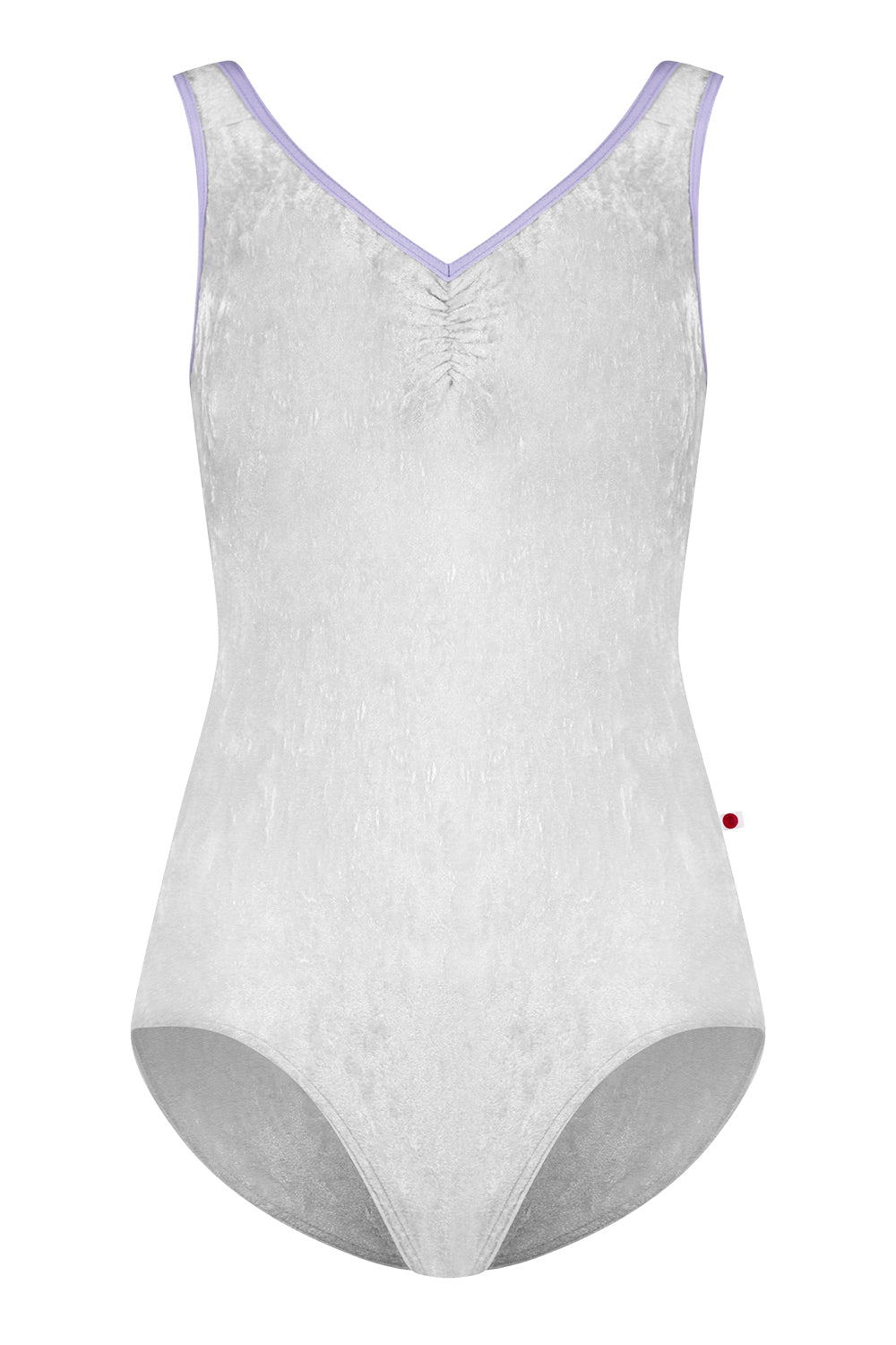 Tiffany leotard in CV-Silver body color with N-Poem trim color