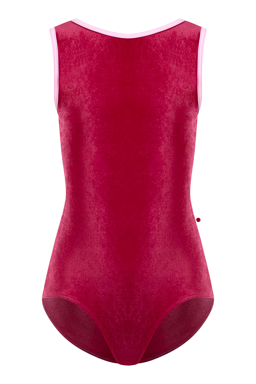 Kids Sofiane leotard in V-Peony body color with T-Rose trim color
