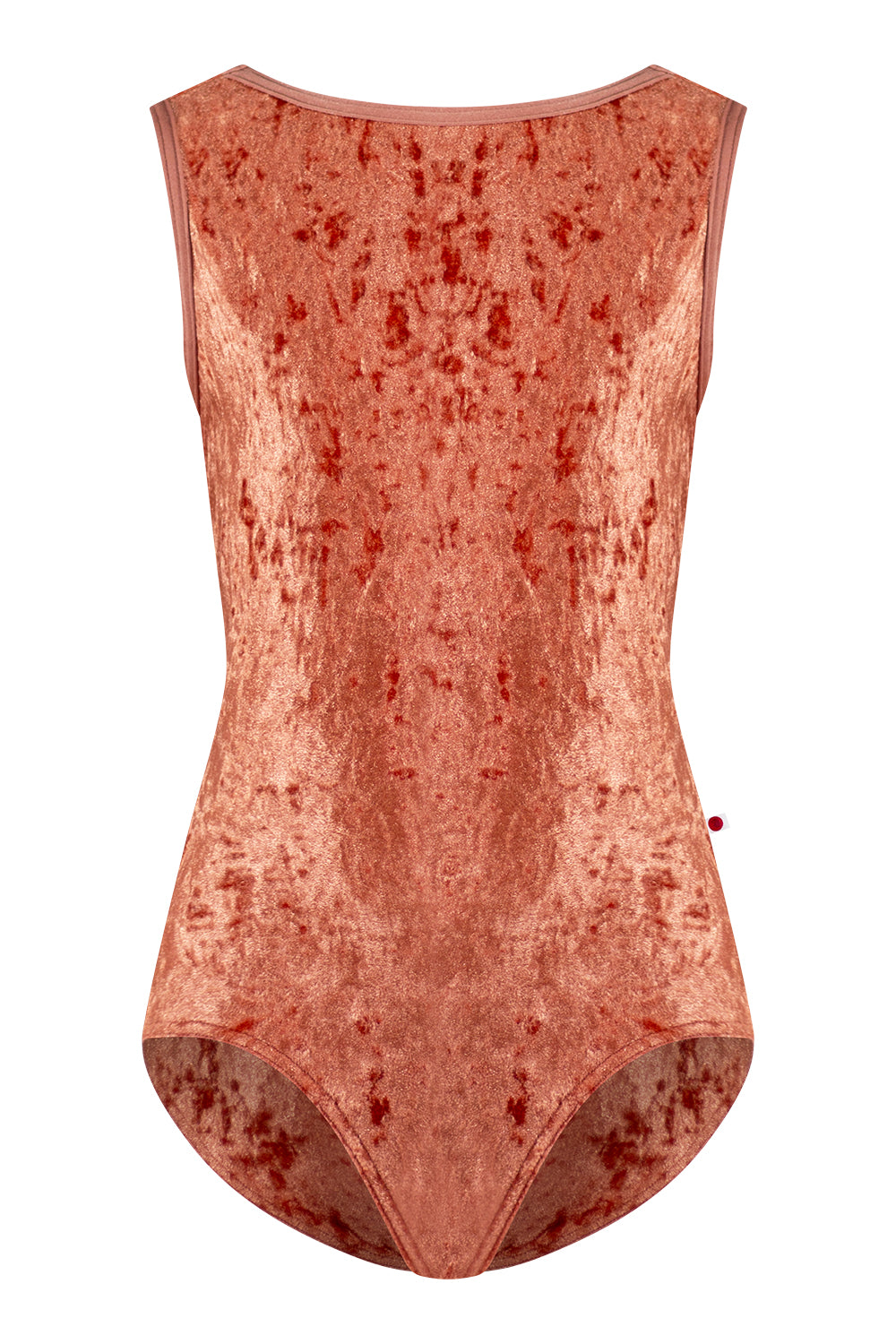 Kids Sofiane leotard in CV-Amaretto body color with N-Rosewood trim color