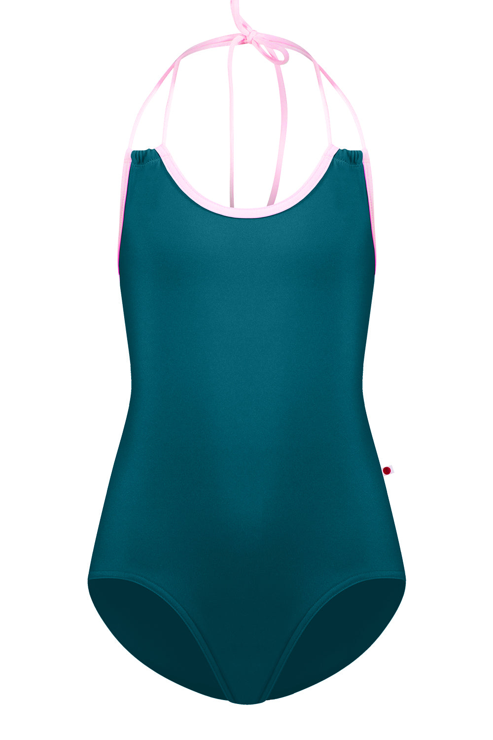 Kids Julia leotard in T-Zenith body color with N-Confetti trim color