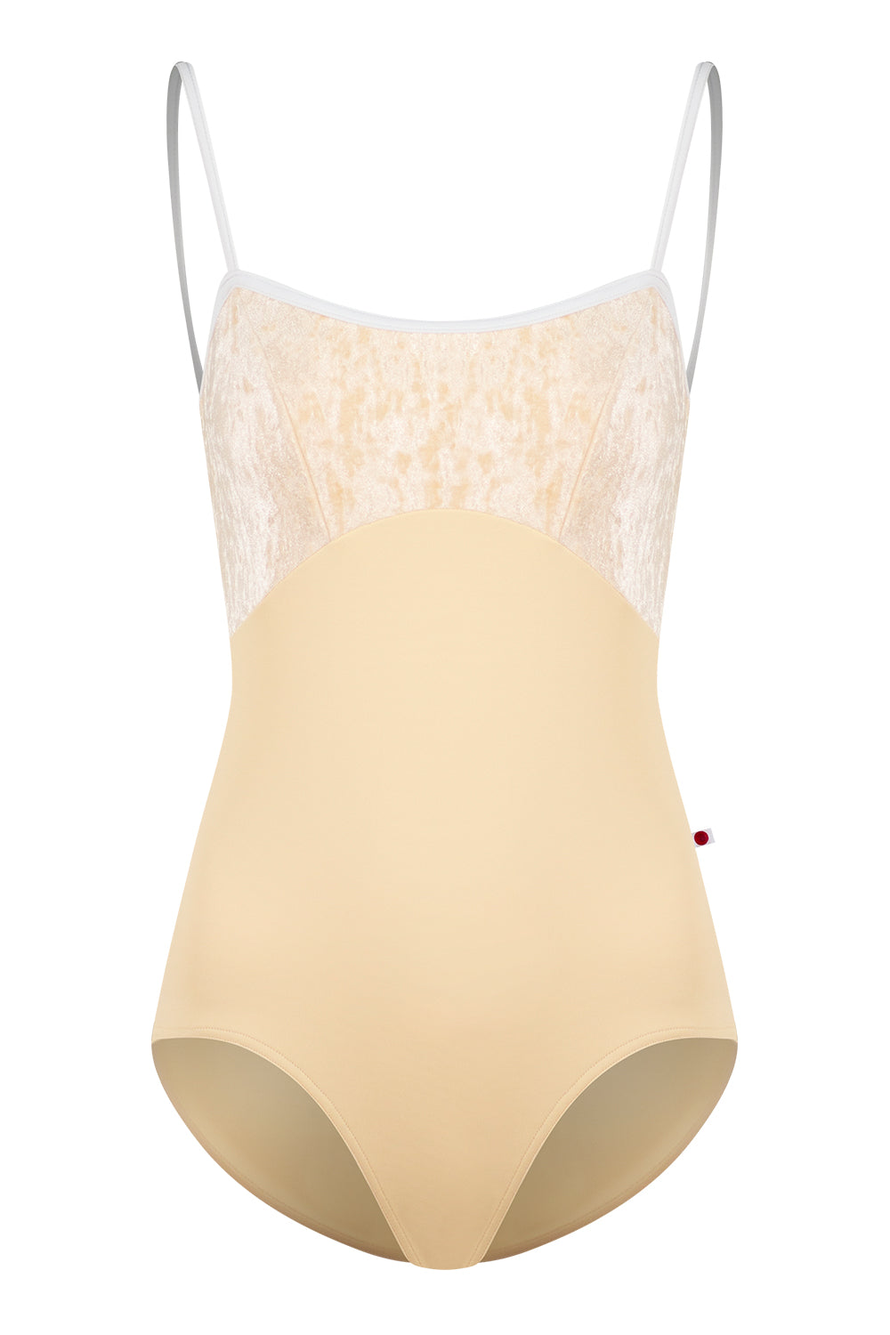 Denise leotard in T-Vanilla body color with CV-Vanilla top color and T-White trim color