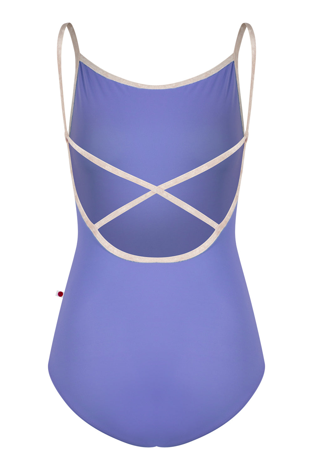 Kids Daniela leotard in N-Lavender body color with CV-Misty Rose trim color