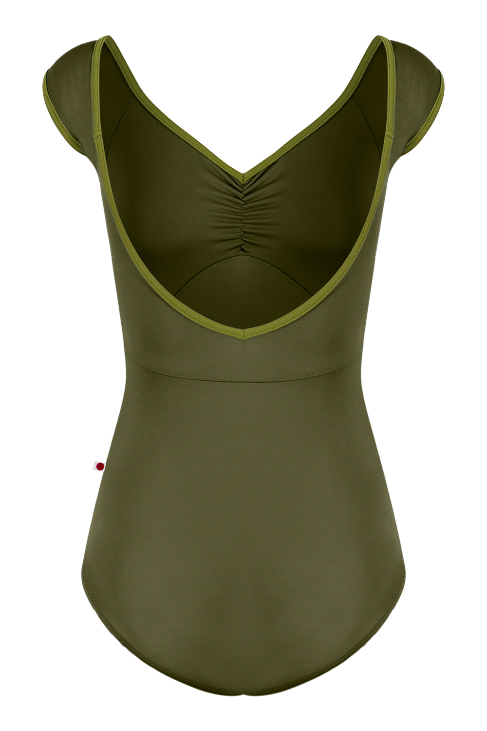 Elli leotard in T-Jungle body & top color color with T-Eden trim color