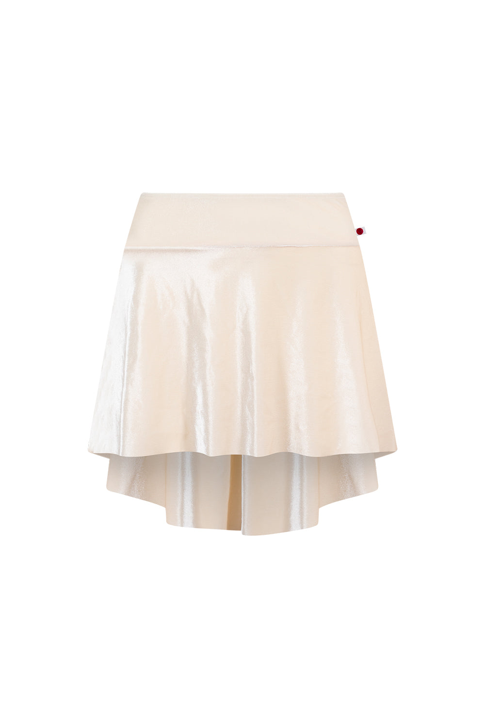Isabelle short skirt in V-Buttermilk