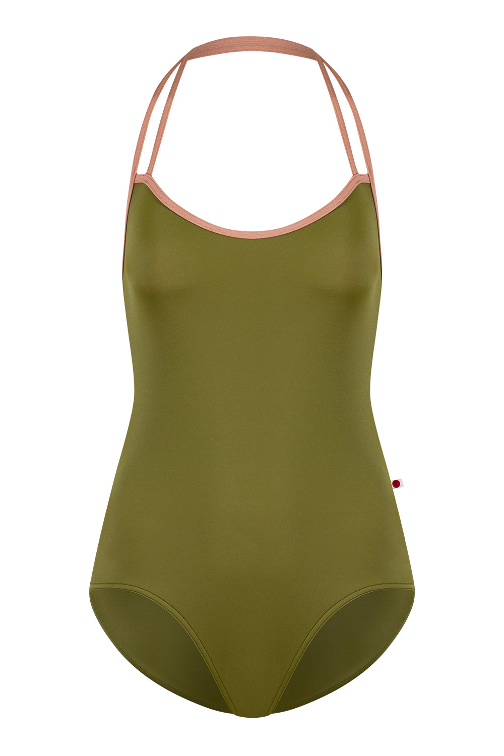 Lena leotard in T-Eden body color with N-Rosewood trim color