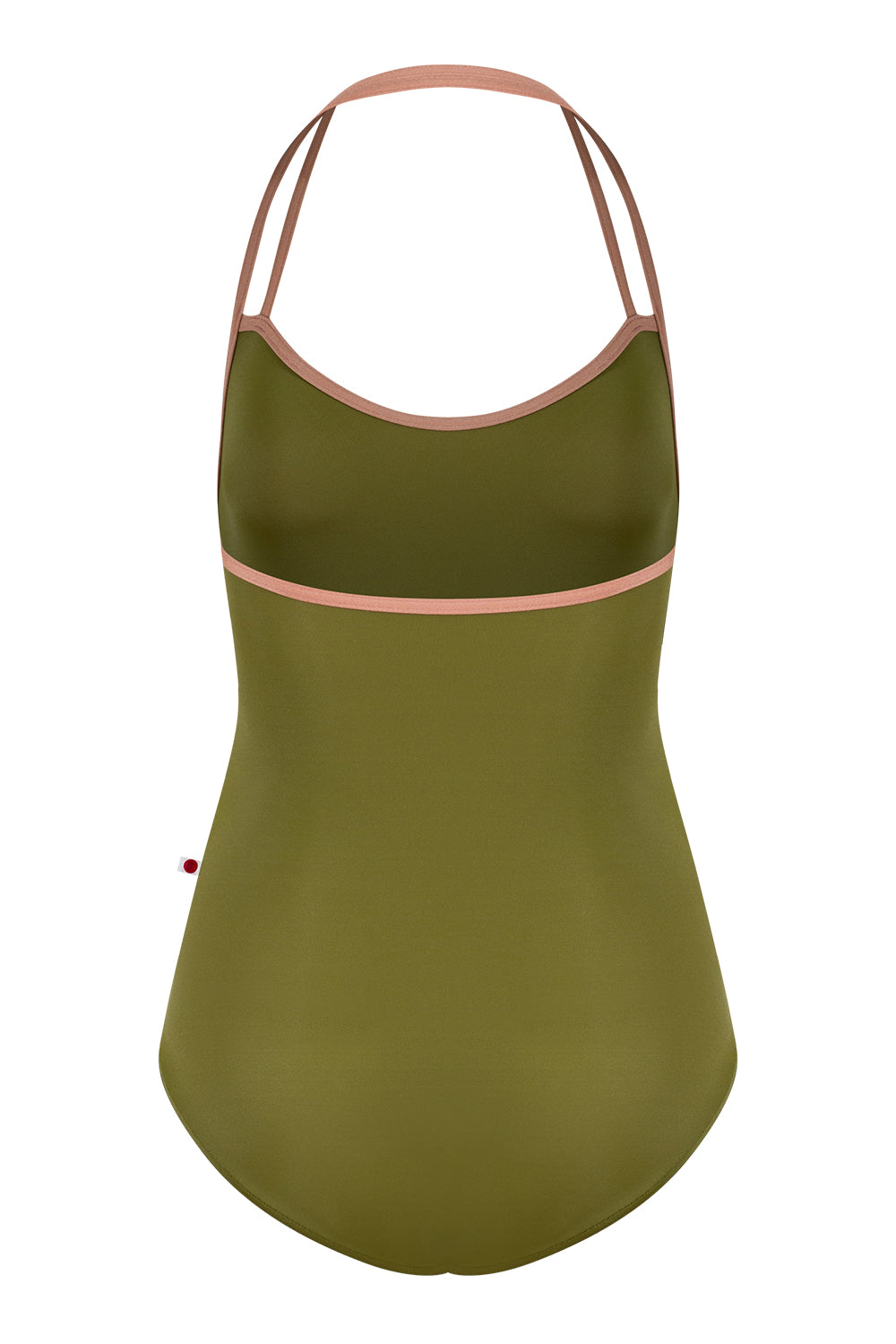 Lena leotard in T-Eden body color with N-Rosewood trim color