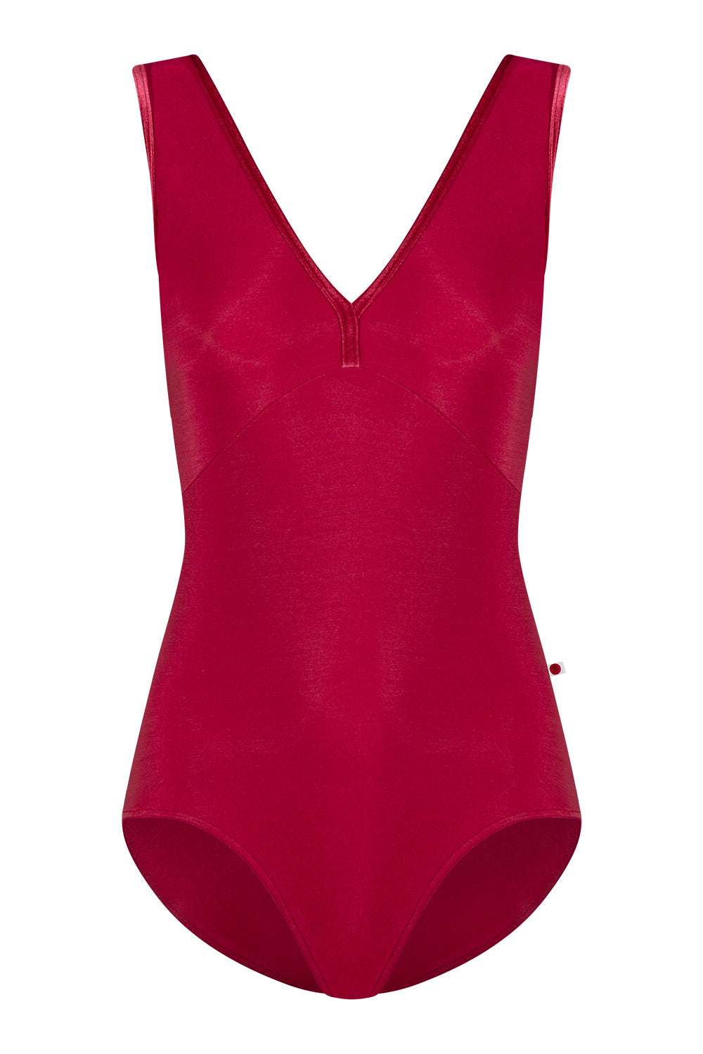 Alicia leotard in N-Berry body & top color with V-Cerise trim color