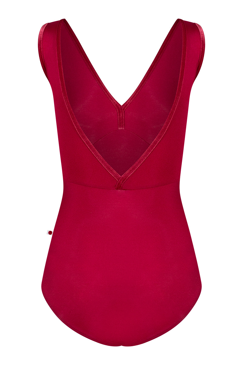 Alicia leotard in N-Berry body & top color with V-Cerise trim color