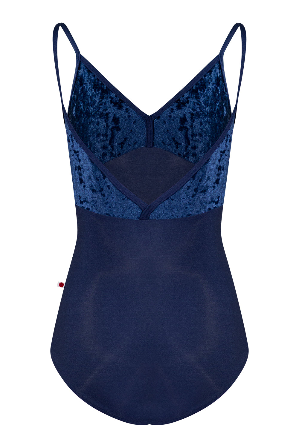 Daria leotard in N-Dark Blue body color with CV-Dark Blue top color and N-Dark Blue trim color