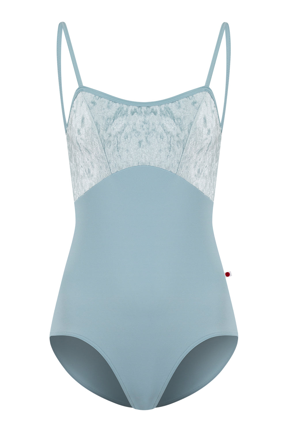 Denise leotard in T-Fog body color with CV-Ice top color and T-Fog trim color