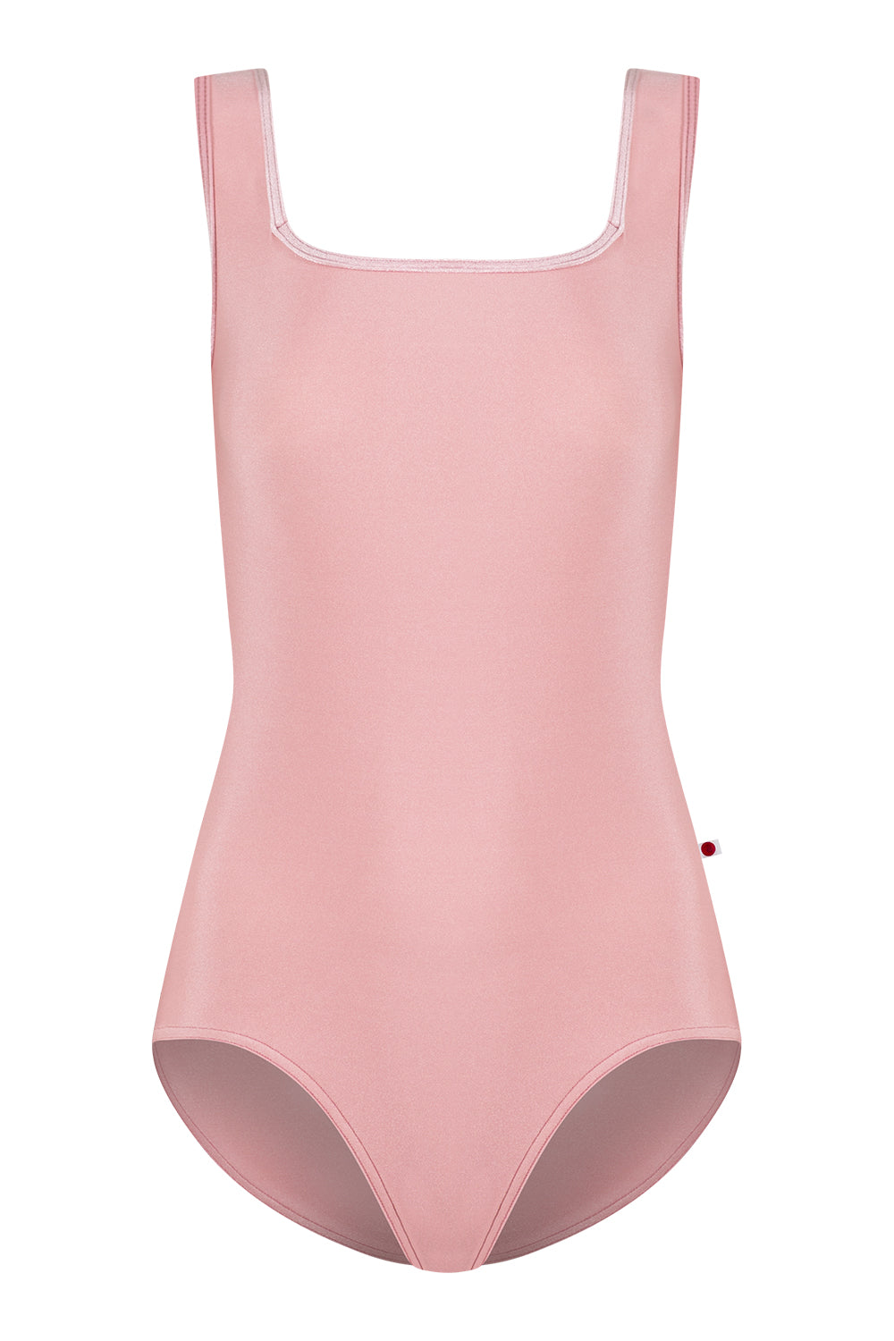 Marieke leotard in N-Antique Rose body color with V-Dreamy trim color