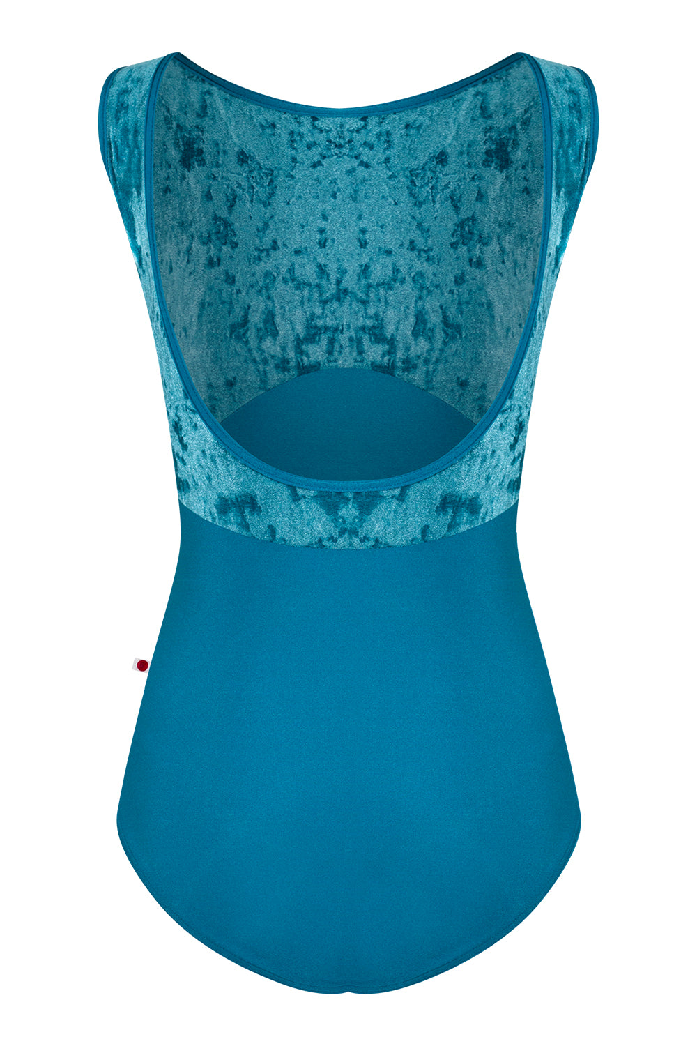 Sofiane leotard in N-Ottanio body & trim color with CV-Juniper top color