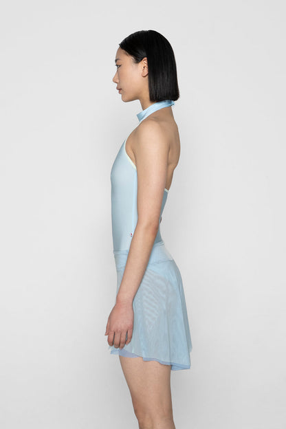 Isabelle Short Double Mesh in Mesh Glacier bottom layer and Mesh Whisper bottom layer