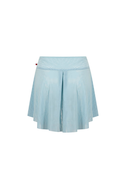 Isabelle Short Double Mesh in Mesh Glacier bottom layer and Mesh Whisper bottom layer