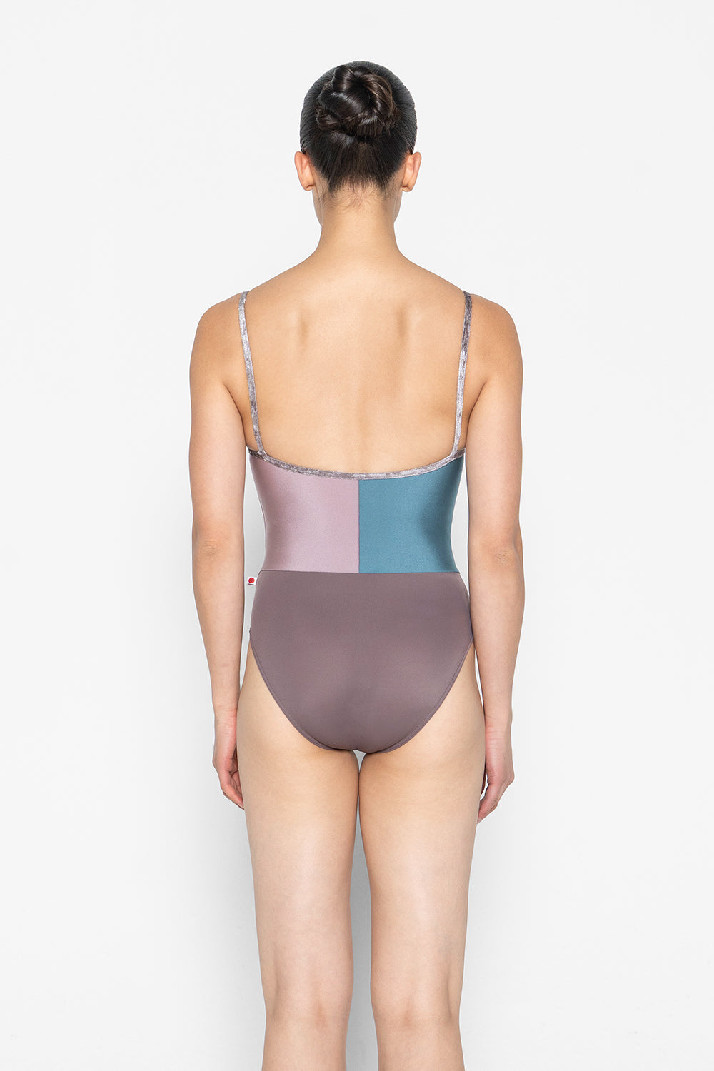 Kayoko leotard in T-Phantom body color with N-Frost top right color, N-Magic top left color and CV-Phantom trim color