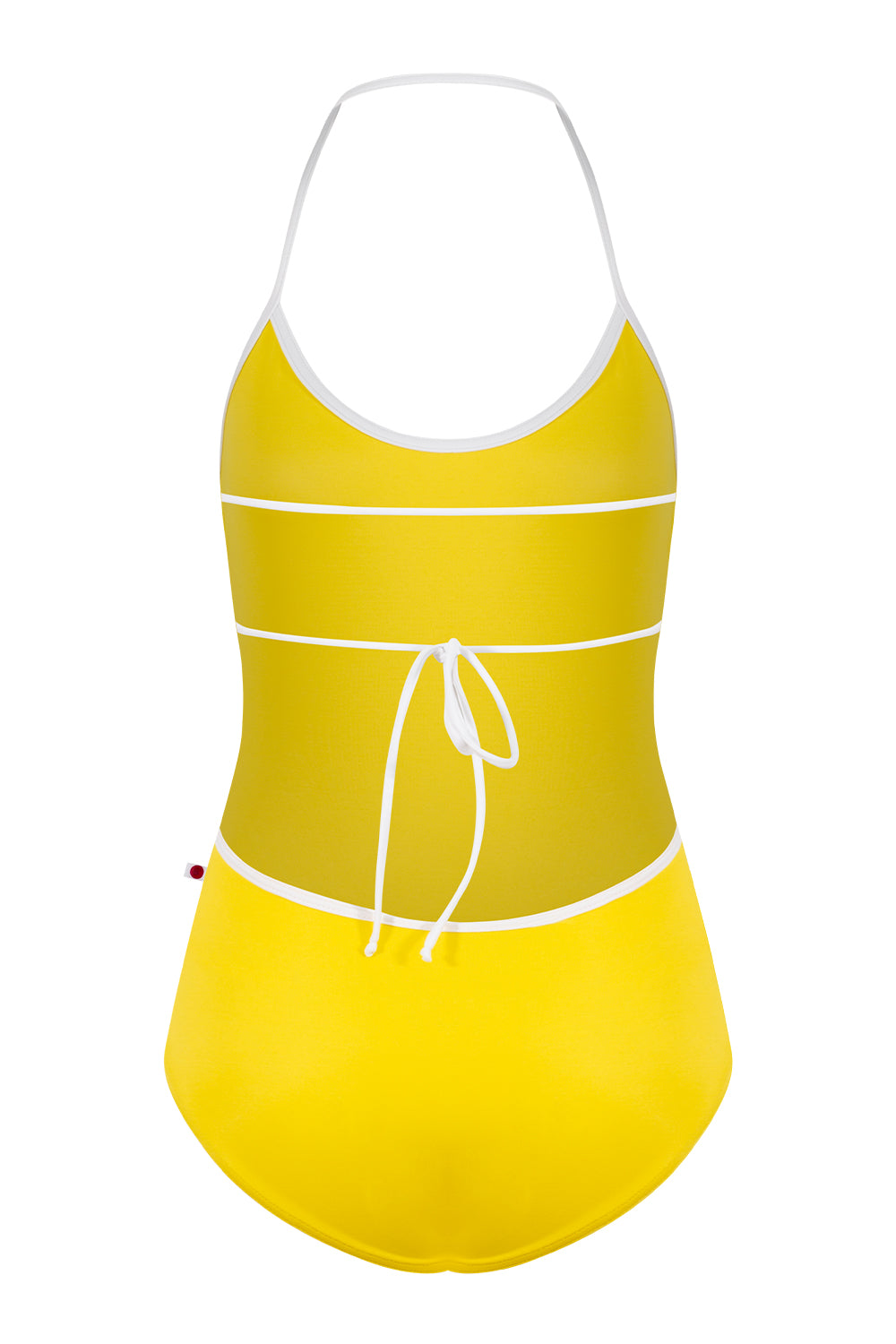 Kate leotard in T-Buttercup body color with T-White trim color