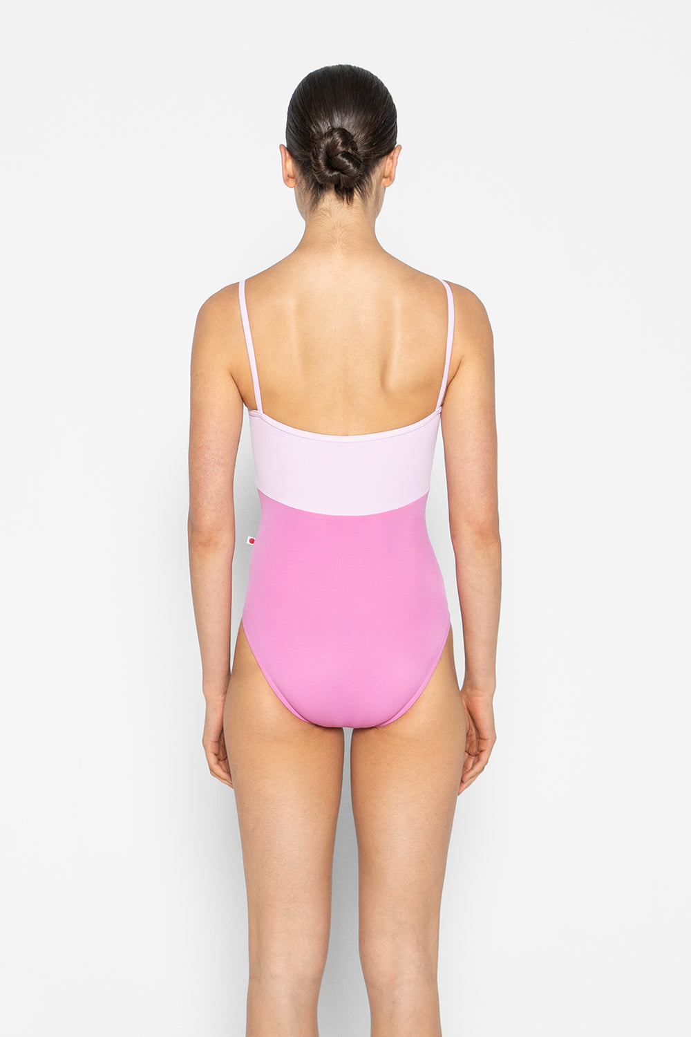Denise leotard in T-Aurora body color with T-Rose top & trim color