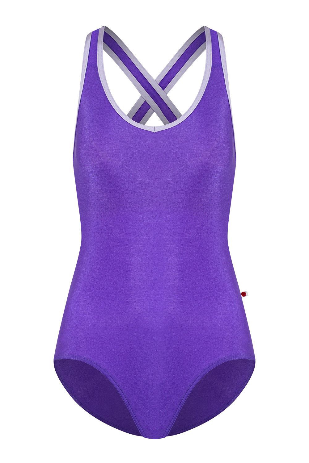 Sonoya leotard in N-Violet body color with N-Poem trim color