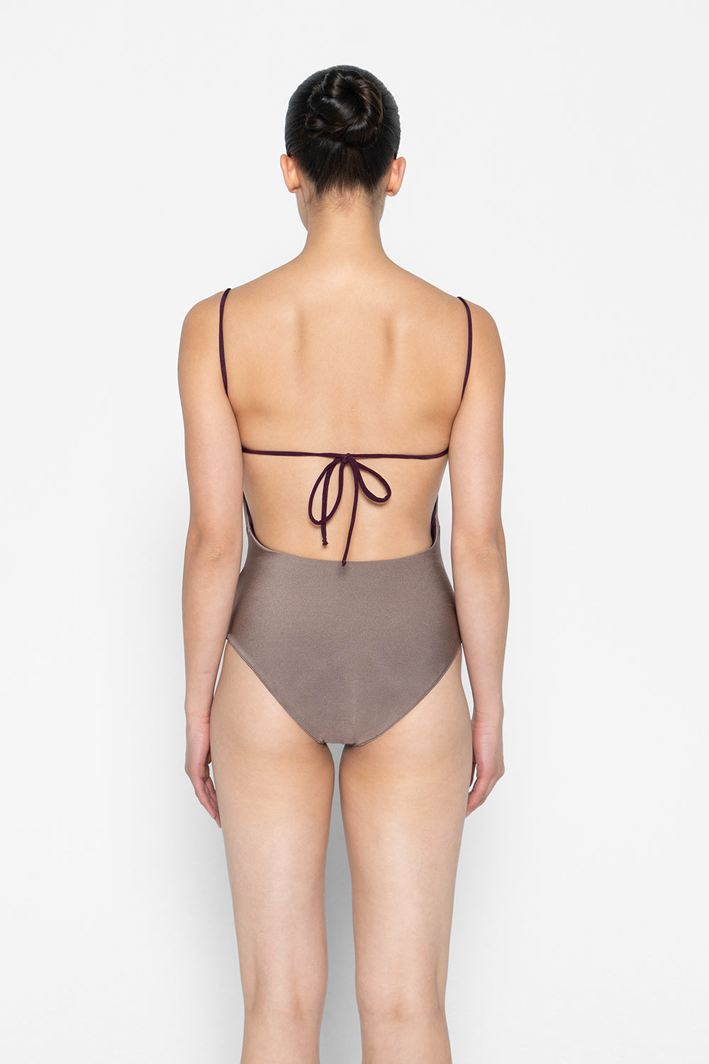 Romy leotard in N-Star Body color with N-Opera inner pannel and N-Opera trim color