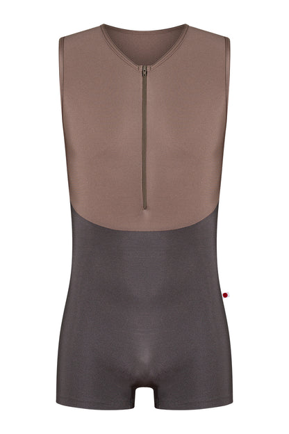 Ken Semi-Unitard in N-Shadow body color with N-Star top, zipper and trim color