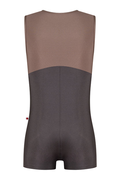 Ken Semi-Unitard in N-Shadow body color with N-Star top, zipper and trim color