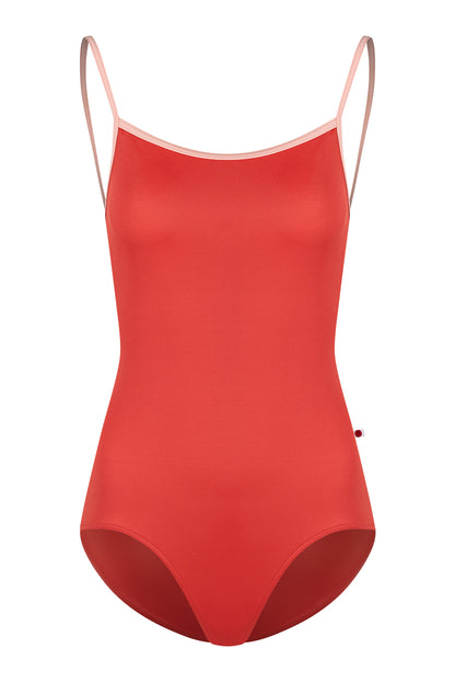 Daniela leotard in T-Riad body color with T-Nectar trim color
