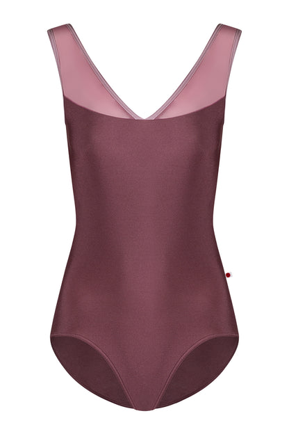Masha leotard in N-Phoenix body color with Mesh Sonata top color and N-Magic trim color