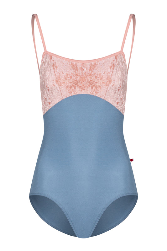 Denise leotard in N-Riva body color with CV-Pecan top color and T-Nectar trim color