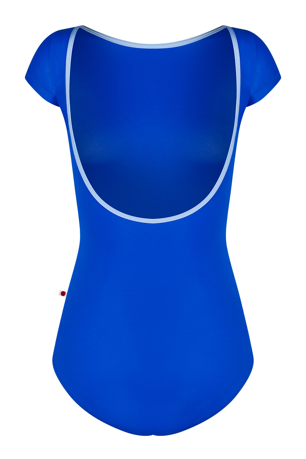 Sofiane leotard in T-Captain body color and Short Sleeves with N-Moontide trim color 