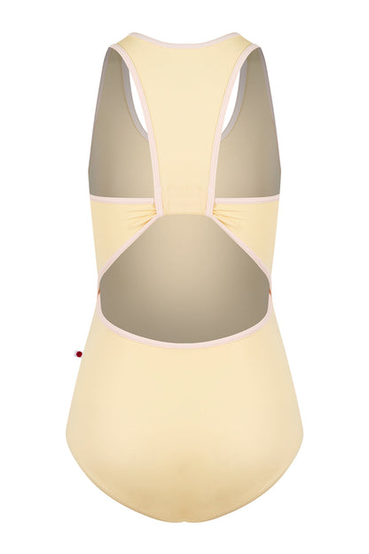 Alex leotard in T-Vanilla body color with T-Misty Rose trim color