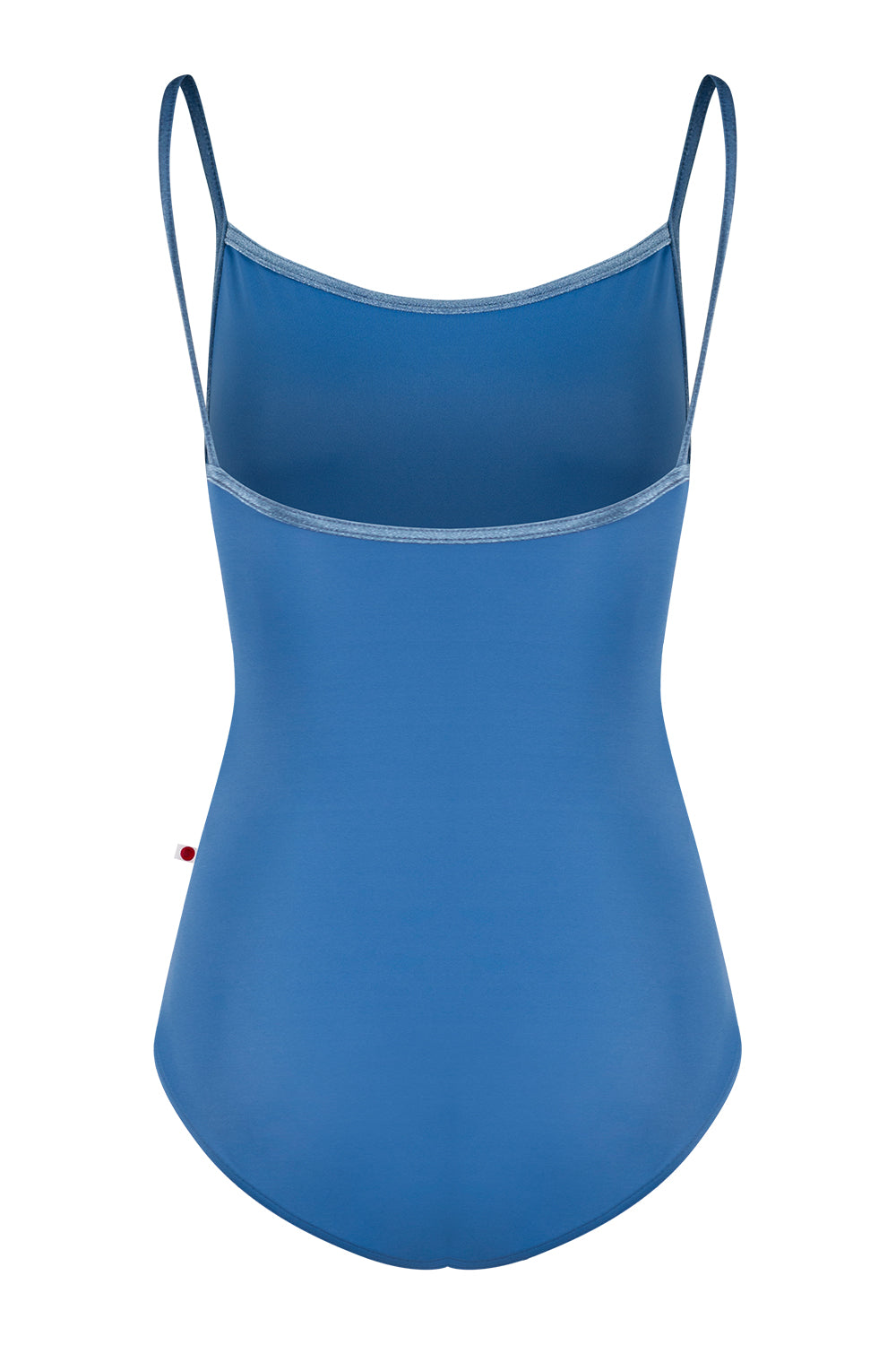 Marisa leotard in T-Lapis body color with V-Ocean trim color